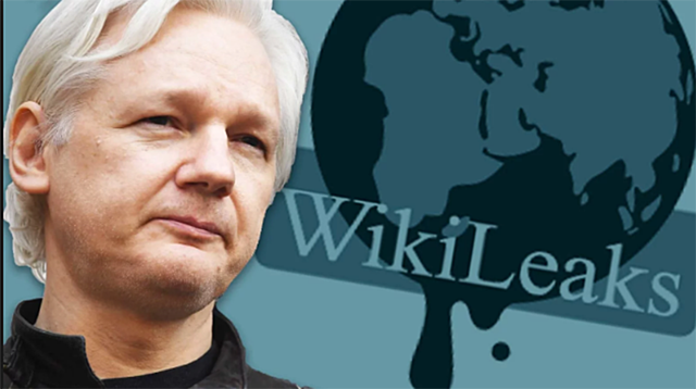 WikiLeaks, fundada por Julian Assange.