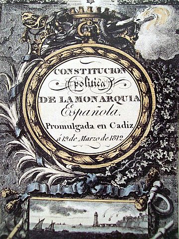 Derogació de la Constitció de Cadis