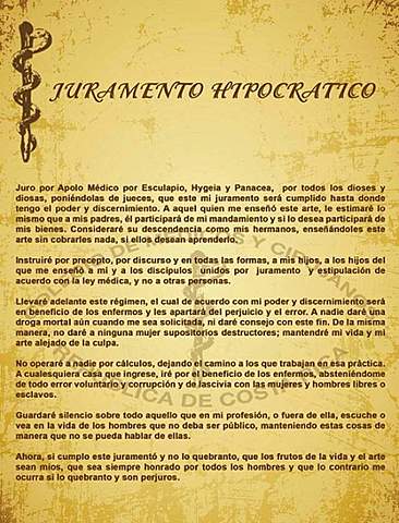 JURAMENTO HIPOCRATICO