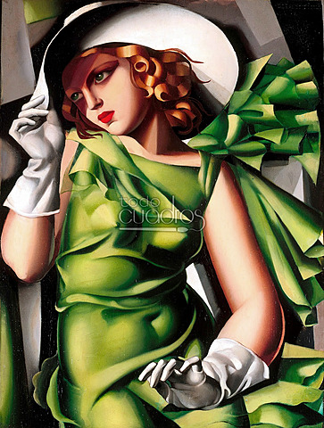 Tamara de Lempika, Muchacha con guantes
