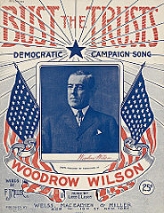 1912 election of Woodrow Wilson