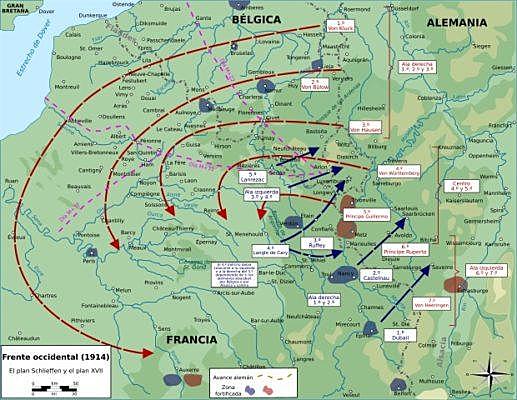 Primera etapa de la Guerra Mundial.