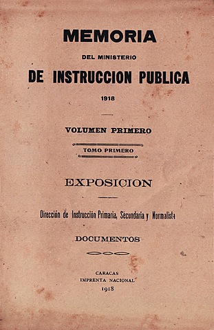 Creación Ministerio de Instrucción Pública