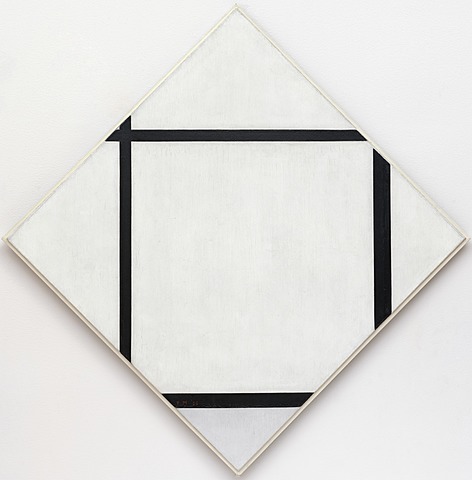 Tableau I: Lozenge with Four Lines and Gray, Piet Mondrian