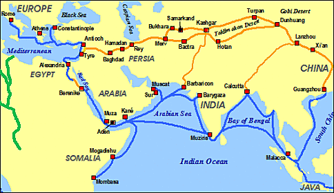 Inicio de rutas comerciales