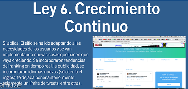 Crecimiento continuo.