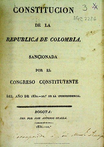 Constitución de la Republica de colombia