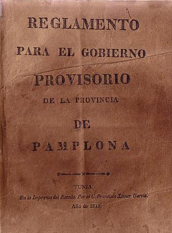 constitución  de la provincia de Pamplona