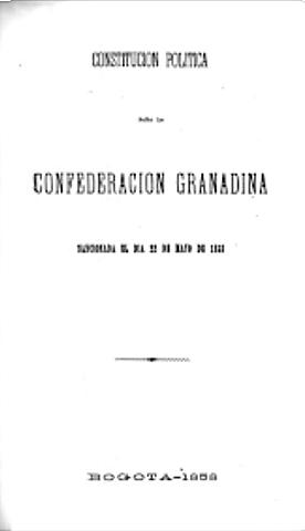 constitución de la Confederacion Granadina