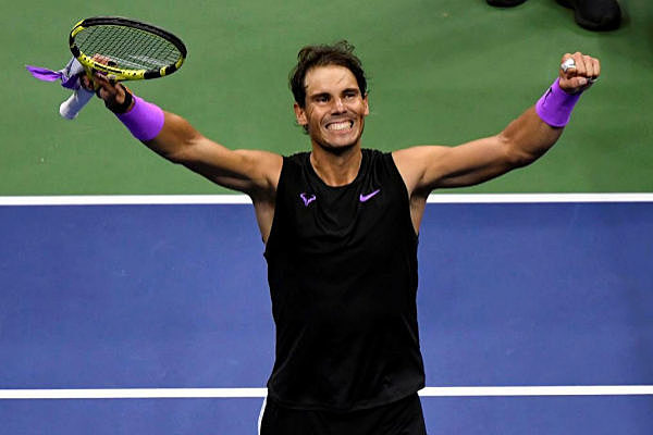 Nadal continued to shine