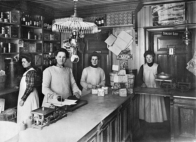 kvinner får drive handel