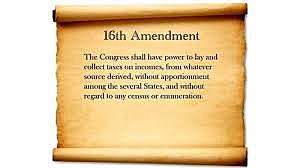 Passage Of The 16th Amendment