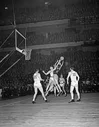 The first college basketball game