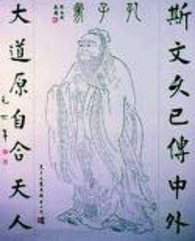 NACIMIENO DE CONFUCIO 550aC