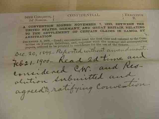 Tripartite Convention of 1899