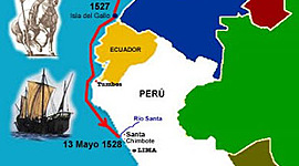 Timeline: Viajes de Fco Pizarro