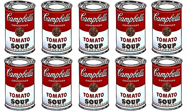 Latas de sopa Campbell, Andy Warhol
