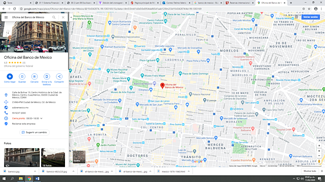 Ubicación de la oficina principal