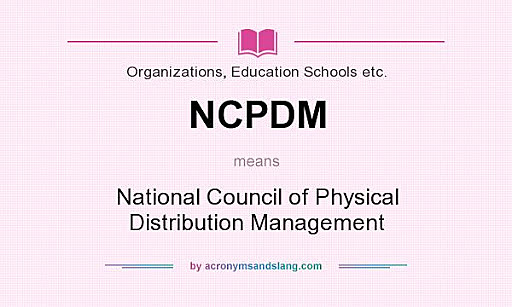 National Council of Physical Distribution Management (NCPDM)