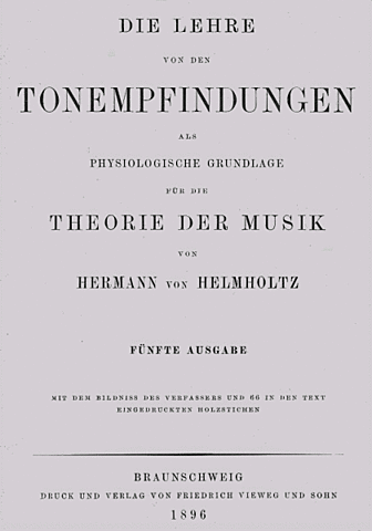 Primera traducción al ingles de Tonempfindungen