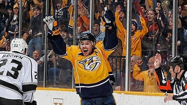 First goal with the Nashville Predators