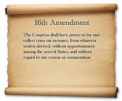 Passage of 16th Amendment