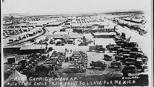 Panch Villa's raid on Columbus, NM.