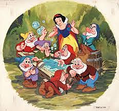 Snow White & The seven dwarfs.