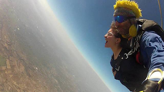 Me aviento de un avión <3