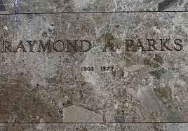 Death of her Husband Raymond Parks