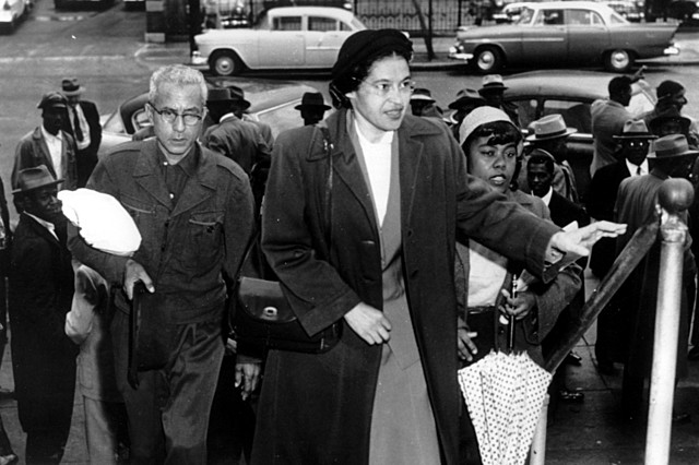 Rosa Parks stands trial