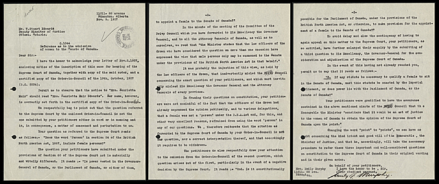 The Persons Case 1928