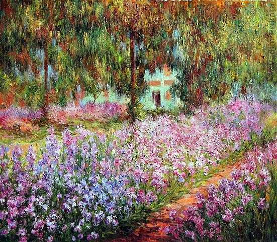 Le jardin de l'artiste à Giverny, Monet