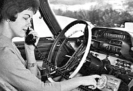FIRST mobile car based telephone system
