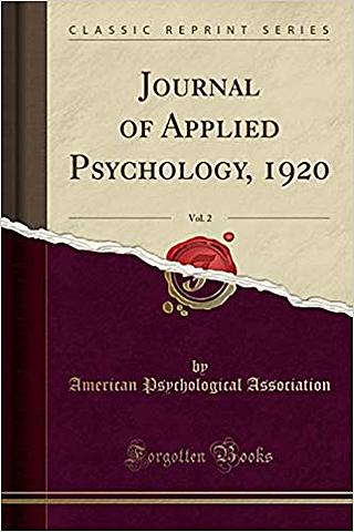 Nacimiento de la revista del Journal of Applied Psychology