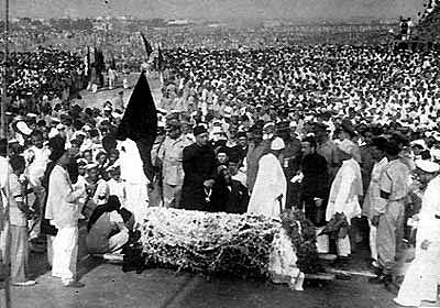 Death of Mohammad Ali Jinnah.