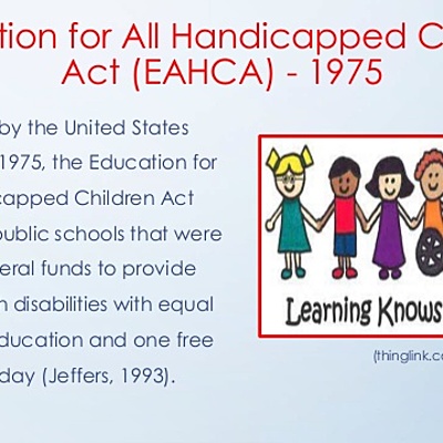 Timeline: Handicapped children act