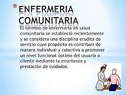 enfermería  comunitaria