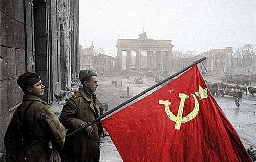 Soviet Red Army liberates Berlin