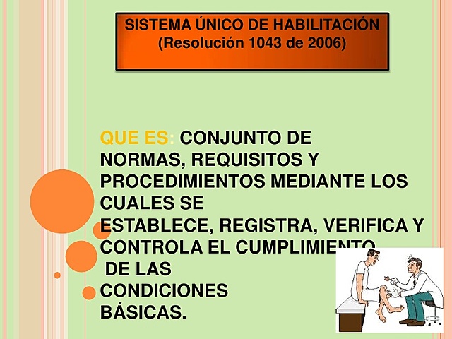 Resolución 1043 del 2006