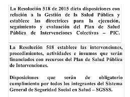 RESOLUCIÓN 518 DE 2015