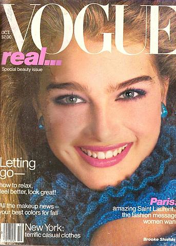 A Vouge magazine cover from the year 1980