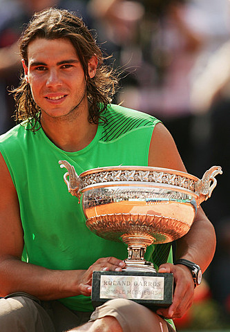 He won The Roland Garros in 2008