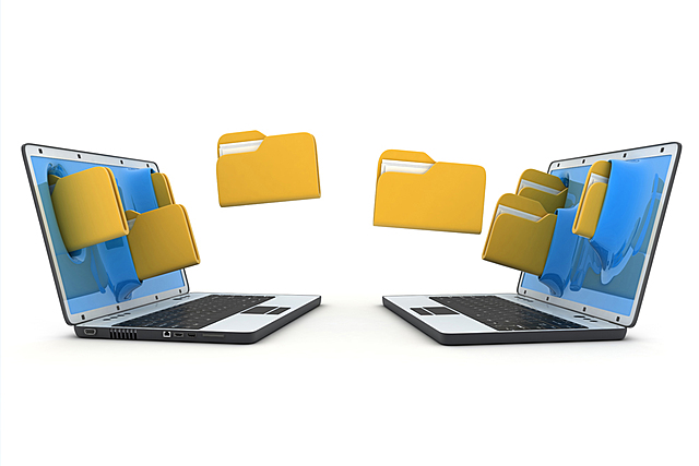 The first message from one computer to another