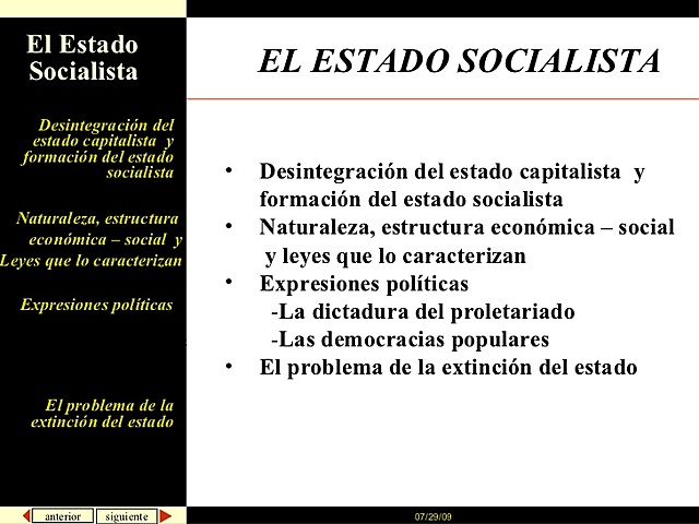 Estado socialista