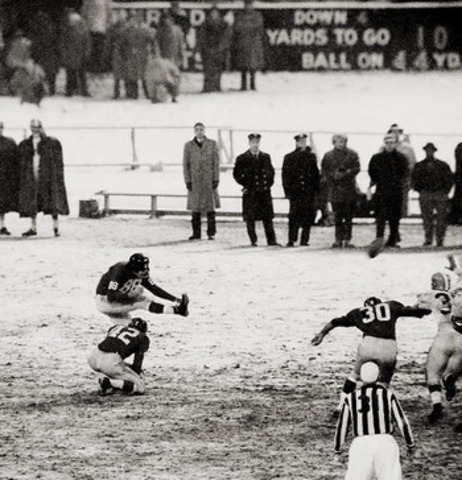 First televised NFL game