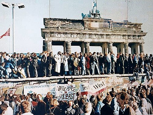 The fall of the Berlin Wall
