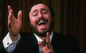 Luciano Pavarotti.