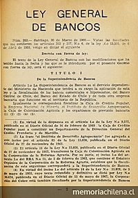 Ley organica de bancos