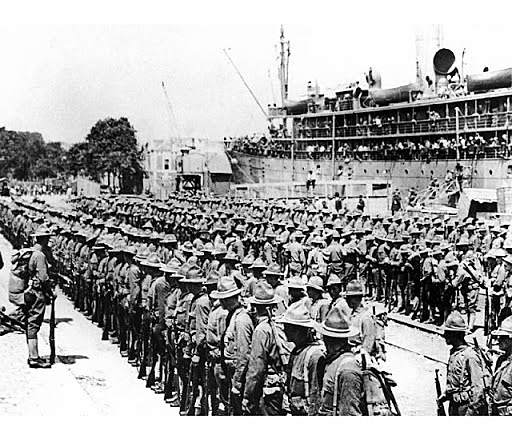 British Troops Land in France